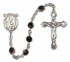 St. James the Lesser Sterling Silver Heirloom Rosary Fancy Crucifix