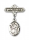 Baby Badge with Our Lady of la Vang Charm and Godchild Badge Pin