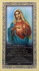 Immaculate Heart of Mary Italian Prayer Plaque
