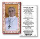 Pope Francis Prayer Cards Gold Stamped Set of 100
