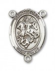 St. George Rosary Centerpiece Sterling Silver or Pewter