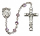 St. Madeline Sophie Barat Sterling Silver Heirloom Rosary Squared Crucifix