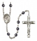 Men's Blessed Caroline Gerhardinger Silver Plated Rosary
