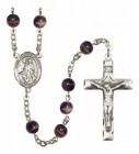 Men's St. Anthony of Egypt Silver Plated Rosary