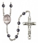 Men's St. Fabian Silver Plated Rosary