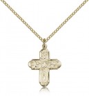 Small Cross Shaped Five-Way Medal