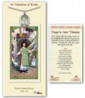 St. Valentine of Rome Medal in Pewter with Prayer Card