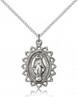 Women's Pointed Tip Miraculous Medal