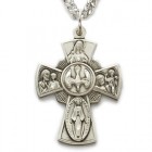 Five Way Holy Spirit Pendant 1 inch with Chain