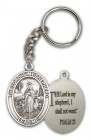 The Lord Is My Shepherd Oval Shaped Keychain