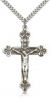Men's Large Antiqued Crucifix Necklace
