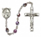 Emilee Doultremont Sterling Silver Heirloom Rosary Squared Crucifix