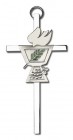 Confirmation Chalice and Dove Wall Cross 4"