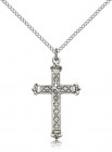 Women's Ornate Cross Necklace