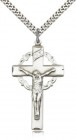 Celtic Crucifix Medal High Polish