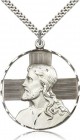 Large Christ Head Medal