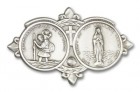 St. Christopher  & Our Lady of the Highway Visor Clip