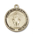 Women's Simple Round Miraculous Medal