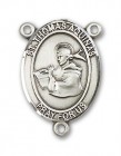 St. Thomas Aquinas Rosary Centerpiece Sterling Silver or Pewter