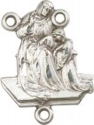 St. Ann Sterling Silver Rosary Centerpiece