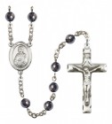 Men's St. Gerald Silver Plated Rosary