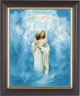 Jesus' Embrace at Heaven's Gate Framed Print