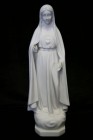 Our Lady of Fatima Statue White Marble Composite - 16 inch