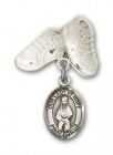 Baby Badge with Our Lady of Hope Charm and Baby Boots Pin