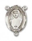 St. Maria Faustina Rosary Centerpiece Sterling Silver or Pewter