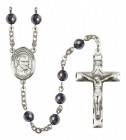 Men's St. Vincent de Paul Silver Plated Rosary
