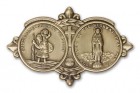 St. Christopher  & Our Lady of the Highway Visor Clip
