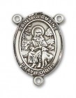 St. Germaine Cousin Rosary Centerpiece Sterling Silver or Pewter