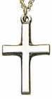 Women's Latin Cross Pendant, Pewter