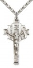 Men's Large IHS Crucifix Pendant