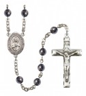 Men's Corazon Inmaculado de Maria Silver Plated Rosary