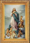 Immaculate Conception Antique Gold Framed Print