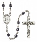 Men's St. Edward the Confessor Silver Plated Rosary