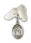 Pin Badge with St. Sophia Charm and Baby Boots Pin