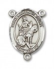 St. Martin of Tours Rosary Centerpiece Sterling Silver or Pewter