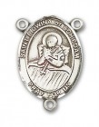 St. Lidwina of Schiedam Rosary Centerpiece Sterling Silver or Pewter