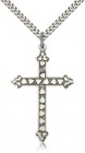 Cross Pendant with Hearts