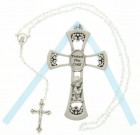 Protect This Child Cross with Baby Rosary Set - Boy