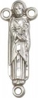 St. Joseph Sterling Silver Rosary Centerpiece