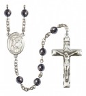 Men's St. Dunstan Silver Plated Rosary