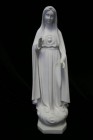 Our Lady of Fatima Statue White Marble Composite - 23.5 inch