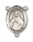 St. Olivia Rosary Centerpiece Sterling Silver or Pewter