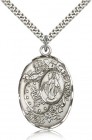 Large Miraculous Medal Necklace