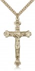 Men's Cross Tip Crucifix Pendant