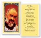 Prayer To St. Pio Laminated Prayer Cards 25 Pack