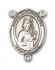 St. Wenceslaus Rosary Centerpiece Sterling Silver or Pewter